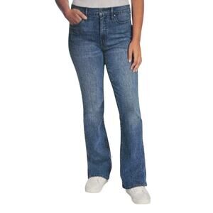 Vintage X America Womens Blue Bootcut Jean Mid-rise Jeans 12